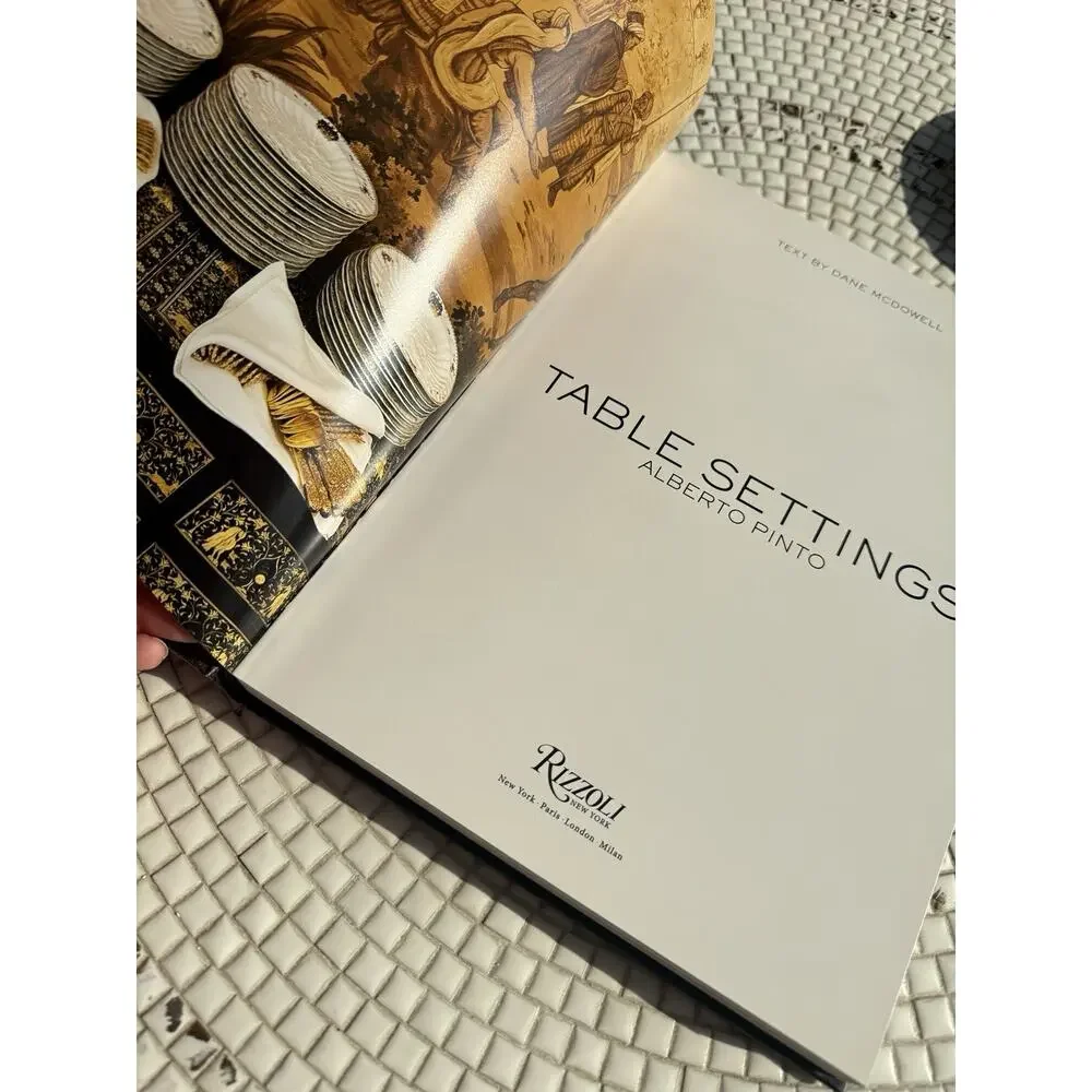 Alberto Pinto: Table Settings by Alberto Pinto (2010, Hardcover) EXCELLENT